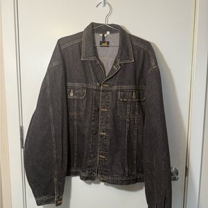 Lee Black Denim Jacket for Men